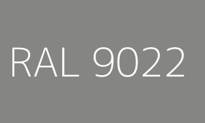 Color RAL 9022